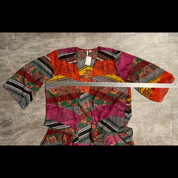 NWT colorful sheer kimono - Picture 4 of 5